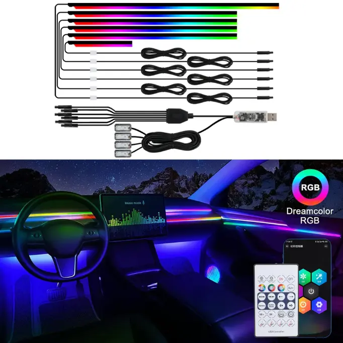 Dynamic RGB Interior Light Kit