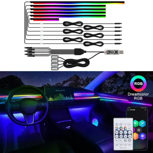 Dynamic RGB Interior Light Kit