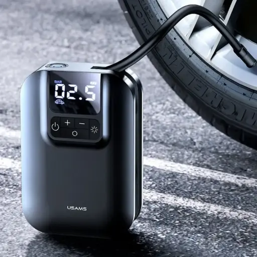 Portable Electric Wireless Rechargeable Air Compressor Tire Inflator With 150 PSI