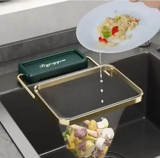 Kitchen Sink Strainer Filter Bag Kitchen Sink Corner Strainer Basket Collapsible Sink Drain Basket
